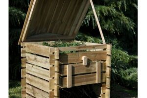 Bild von Forest Garden Forest Beehive Wooden Compost Bin 2’5×2’6 (0.74×0.74m)