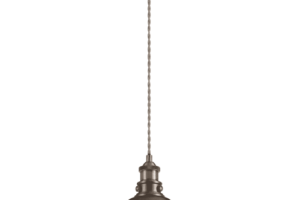 Bild von Discovery Lighting Davy Single Light Ceiling Pendant with an Antique Silver Finish –