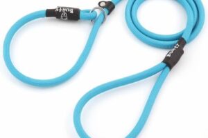 Bild von Bunty Pet Products Dog Rope Lead – Bunty Slip-on lead for Dogs, Light Blue / X-Large – 12mm